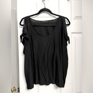 Womens slit shoulder top